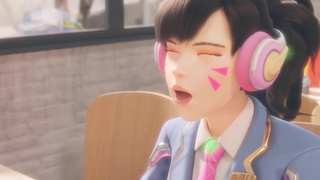 ИИ 3D: шлюшку из Overwatch грубо дрючат в порно