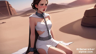 Падме Амидала обнаженная: дерзкое ИИ-порно и хентай Star Wars
